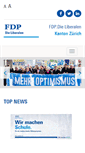 Mobile Screenshot of fdp-zh.ch